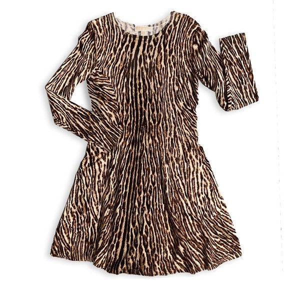 Animal print dress, like new, Michael Kors, size M - Picture 4 of 8